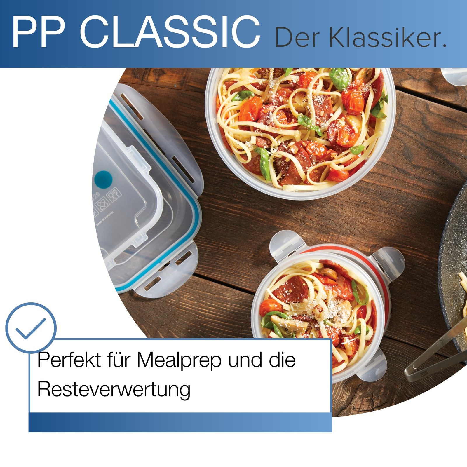 LOCK & Easy Essentials Food Lids/Pantry 8 Cup (Pack of 1), Clear
