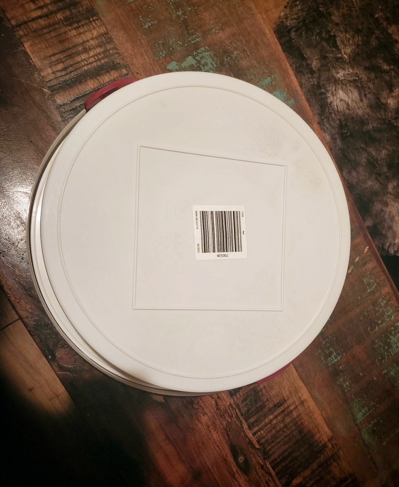 Aldi Crofton Pie Cupcake Cookies Round Lock Lid Storage Container Carrier