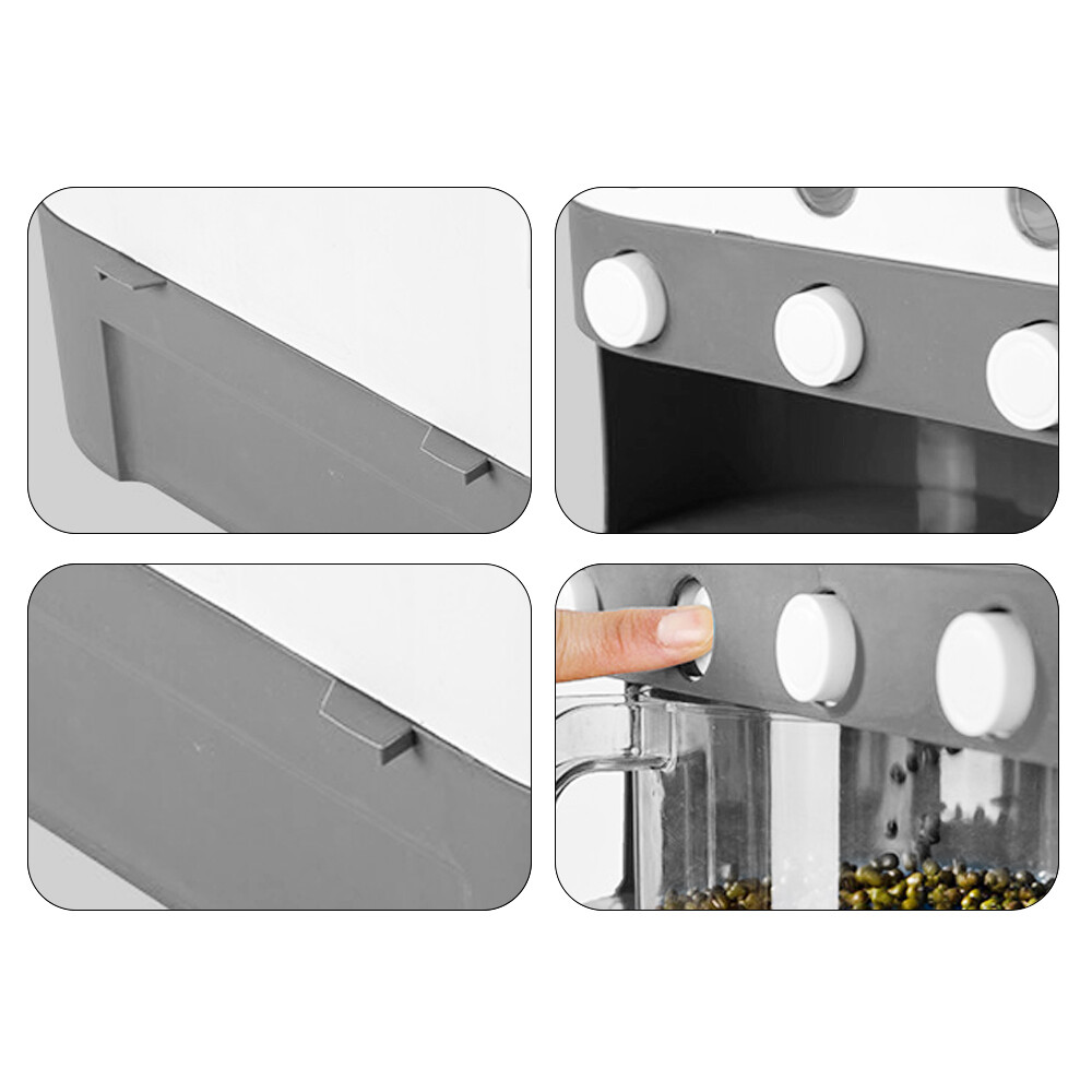 Kitchen Cereal Containers Storage Dry Food Containers Wall Mounted Dispenser
