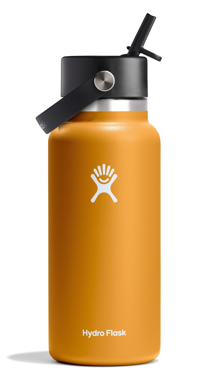 Hydro Flask Water Bottle – Insulated Stainless Steel – Wide Straw Lid Non Spill