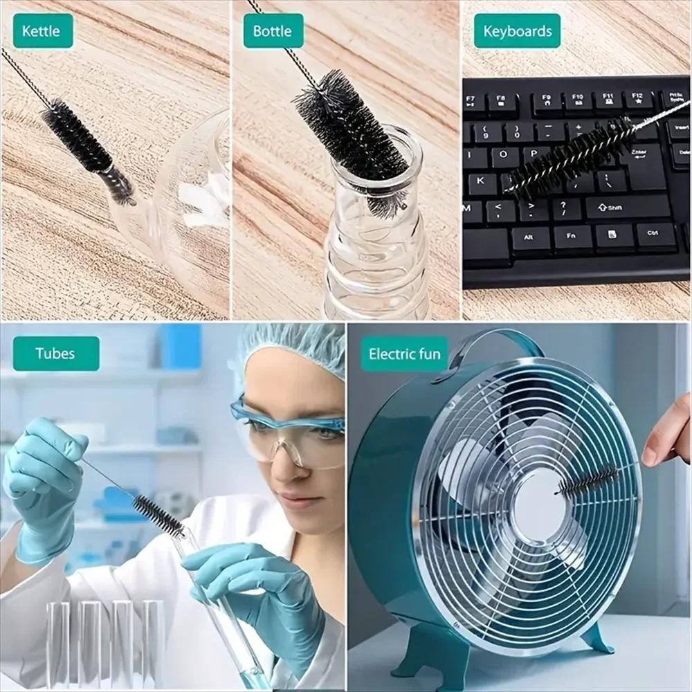 10pcs Bottle Brush Set – Reusable Straw Cleaner for Narrow Neck Containers