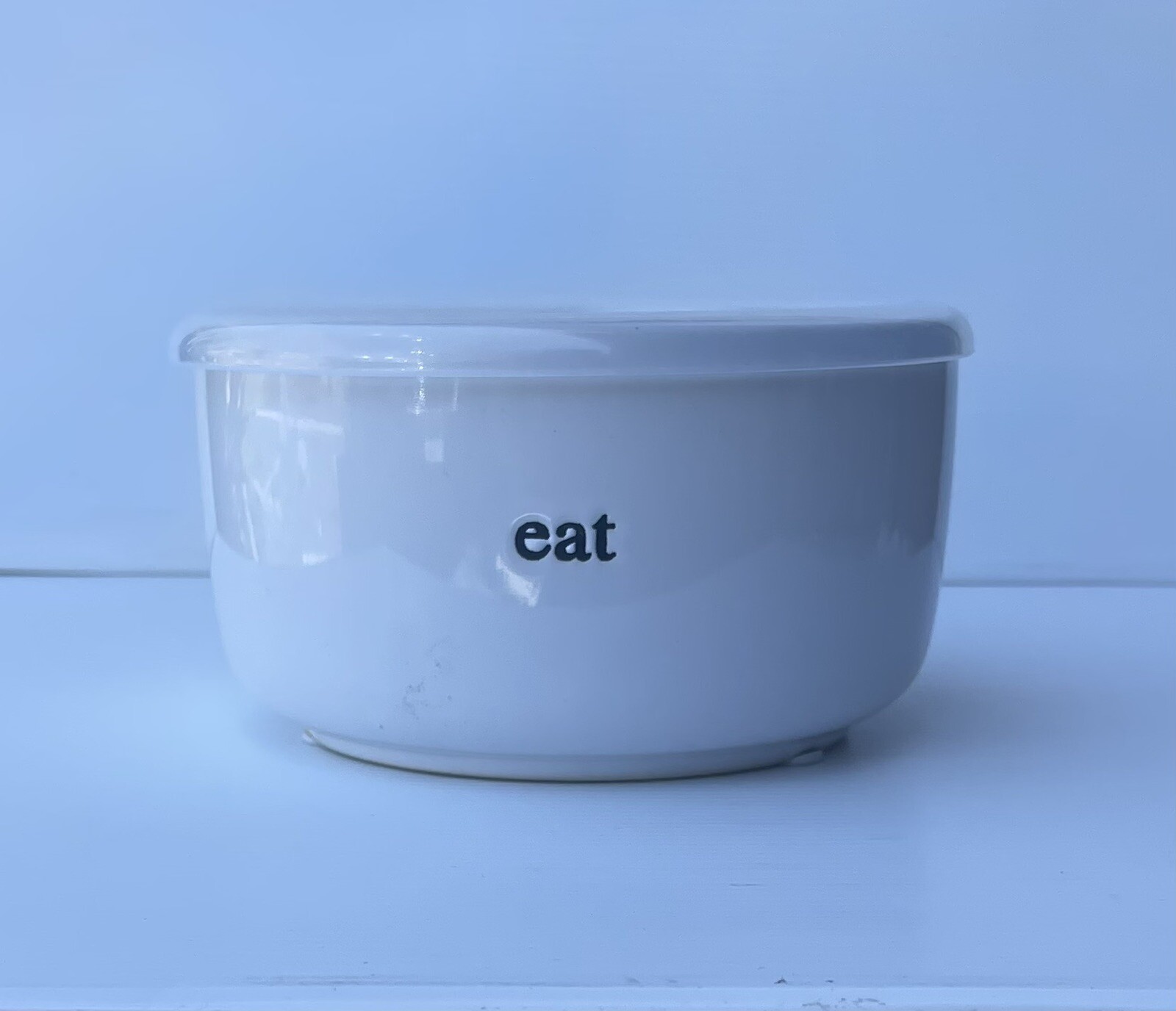 Stoneware Storage Bowl Vented Lid Signature Housewares Eat Breakfast