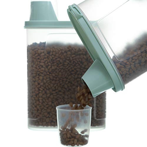 ITYLIFE CITYLIFE 2 PCS 2.5 LB DOG FOOD CONTAINERS STORAGE CONTAINER POUR SPOUT