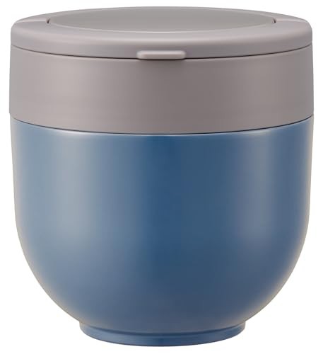 Skater Insulated Lunch Jar 1250ml Capacity with Folding Handle Antibacterial Ash