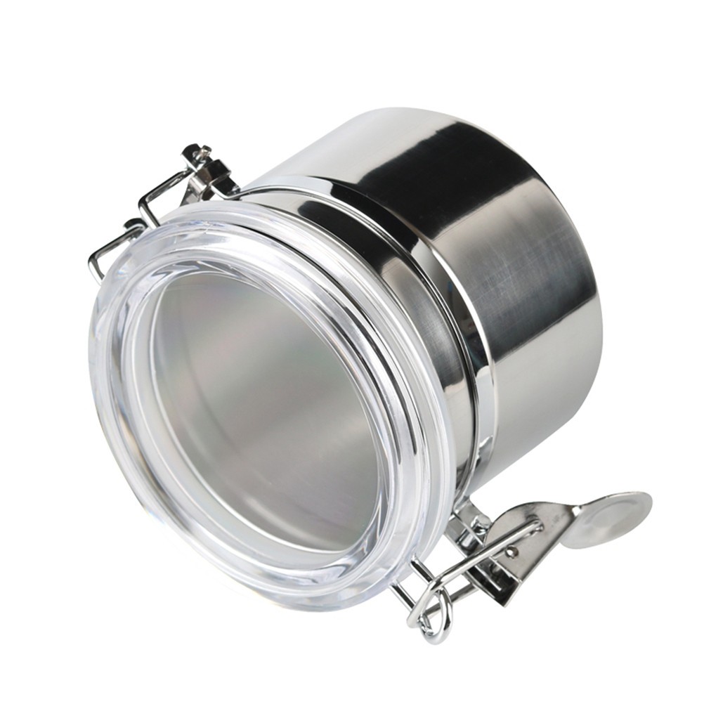 Coffee Airtight Container 1Pcs Silver For Home Use And Travel