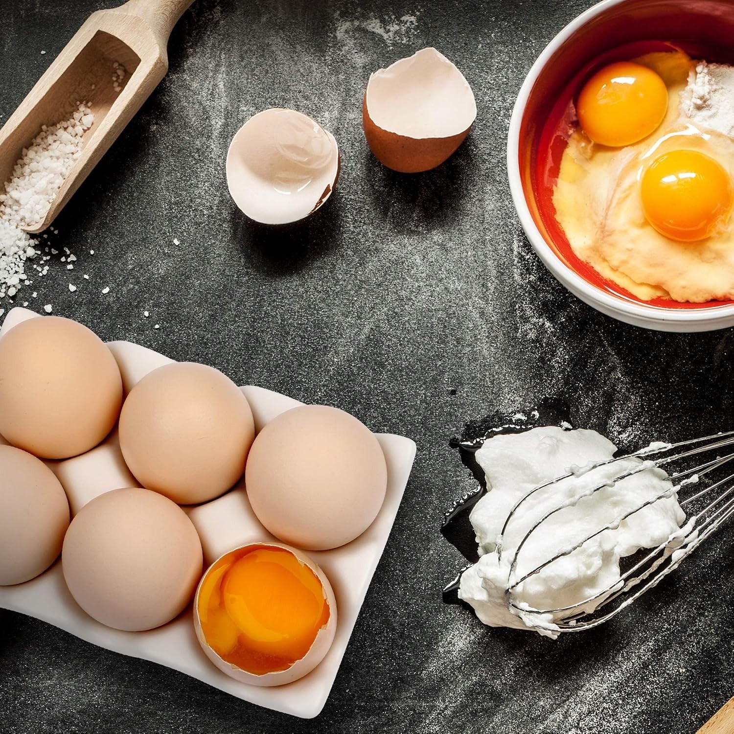 6 Cups Egg Tray Serveware, Eggs Dispenser, Egg Holder Set Kitchen Restaurant …