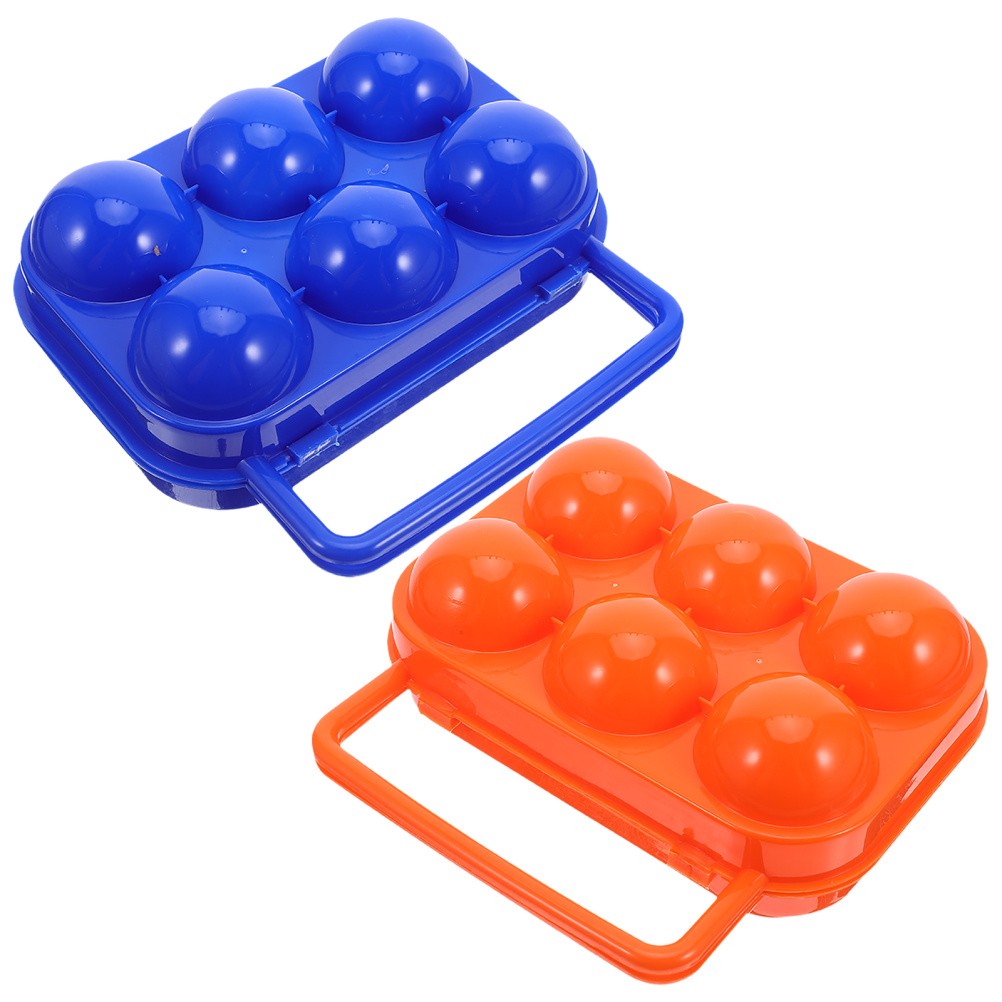 2 Pcs Refrigerator Egg Trays Fridge Holder Kitchen Organizer Storage