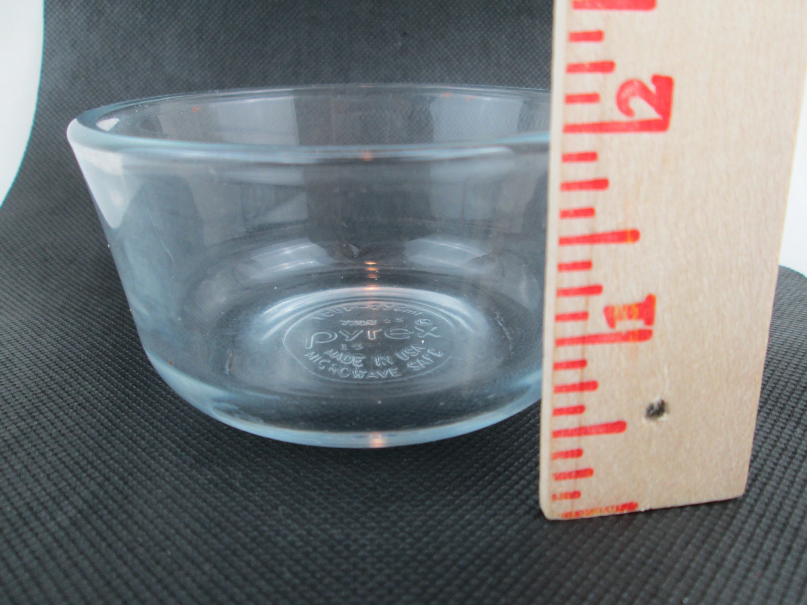 Pyrex 7202 1 Cup 236 mL Clear Round Glass Food Storage Bowl No Lid Made in USA