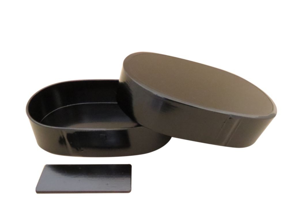 Japanese Traditional Lunch Box (Ikawa Menpa)(Oval Biz Box-1)(Bento Bako)