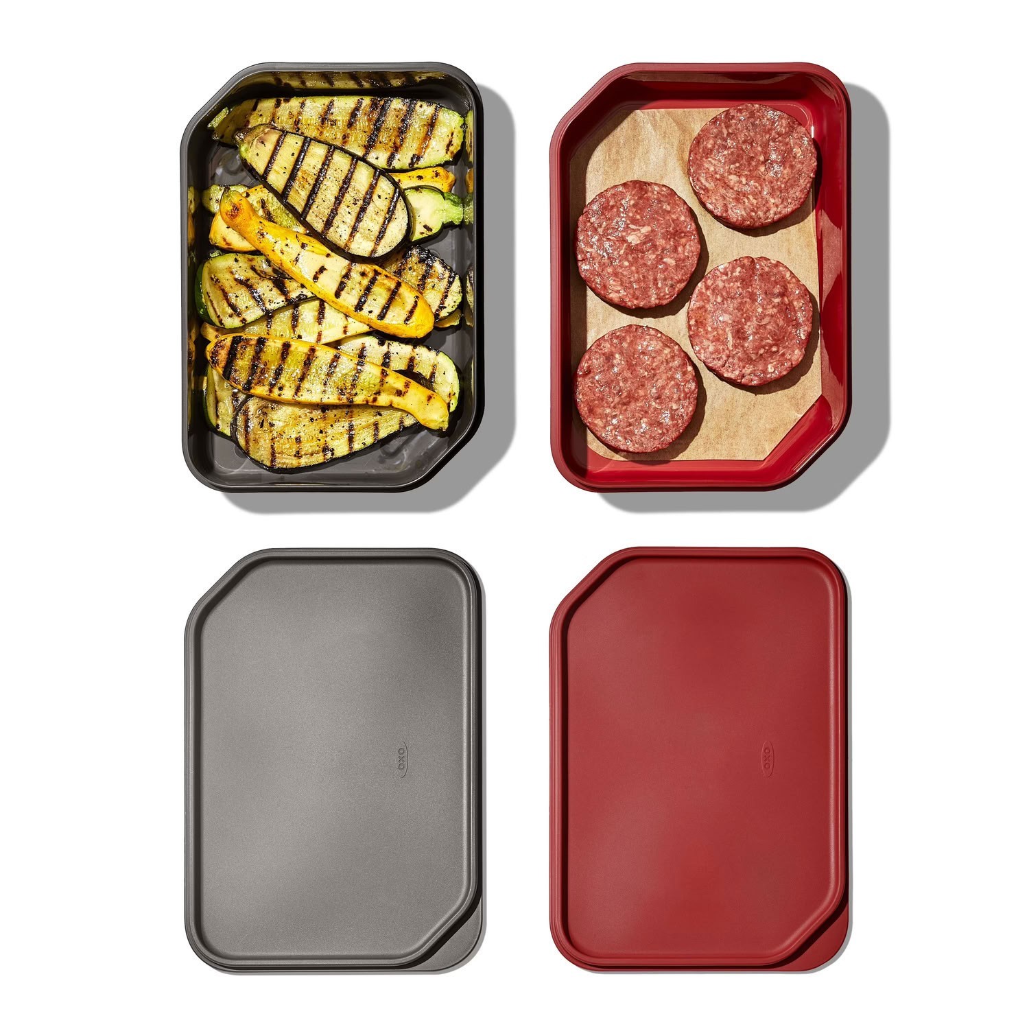 OXO Softworks Grilling Prep Food Storage Carry System Outdoor BBQ Organizer