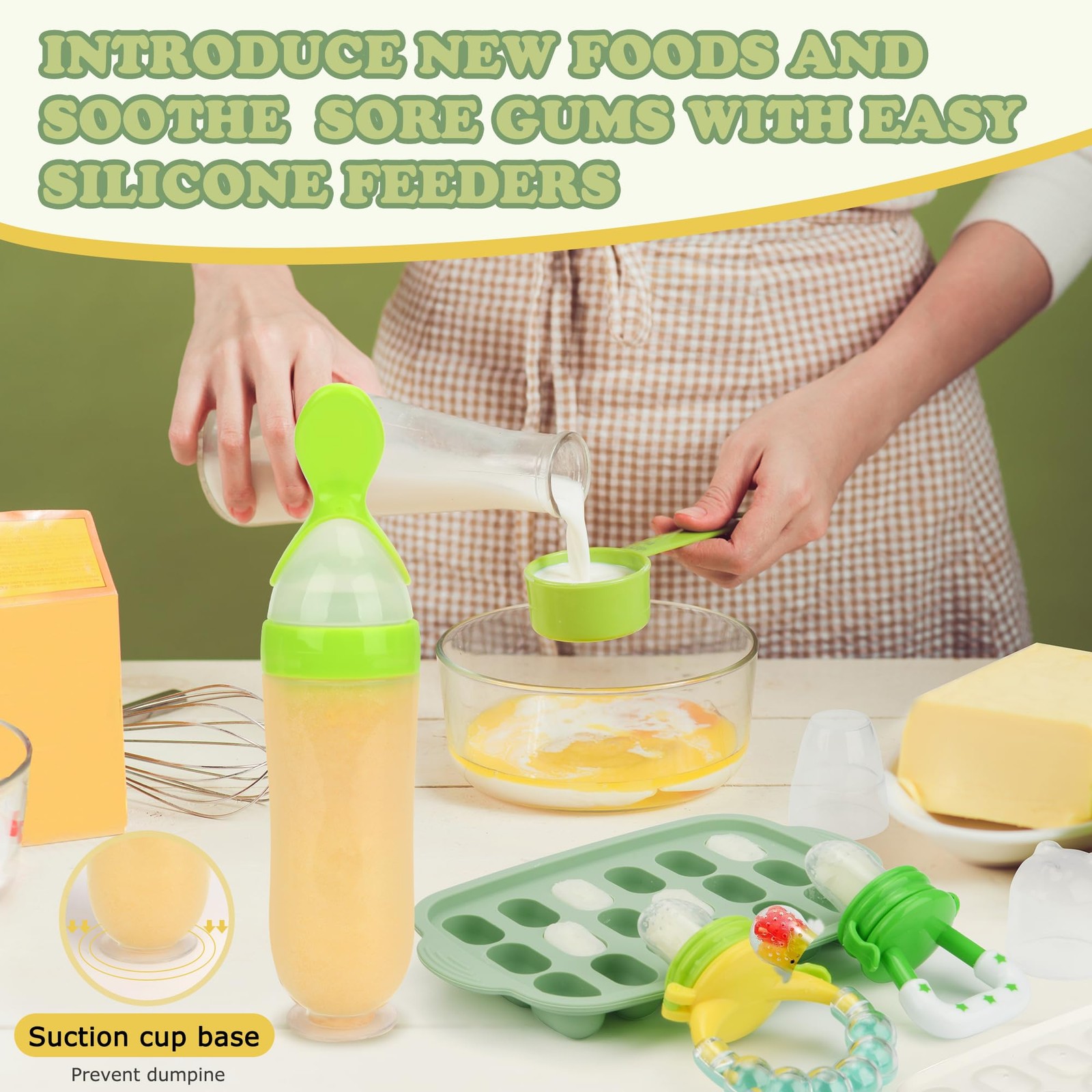 Baby Fruit Feeder Silicone Breastmilk Popsicle Freezer Teether Food Pacifier