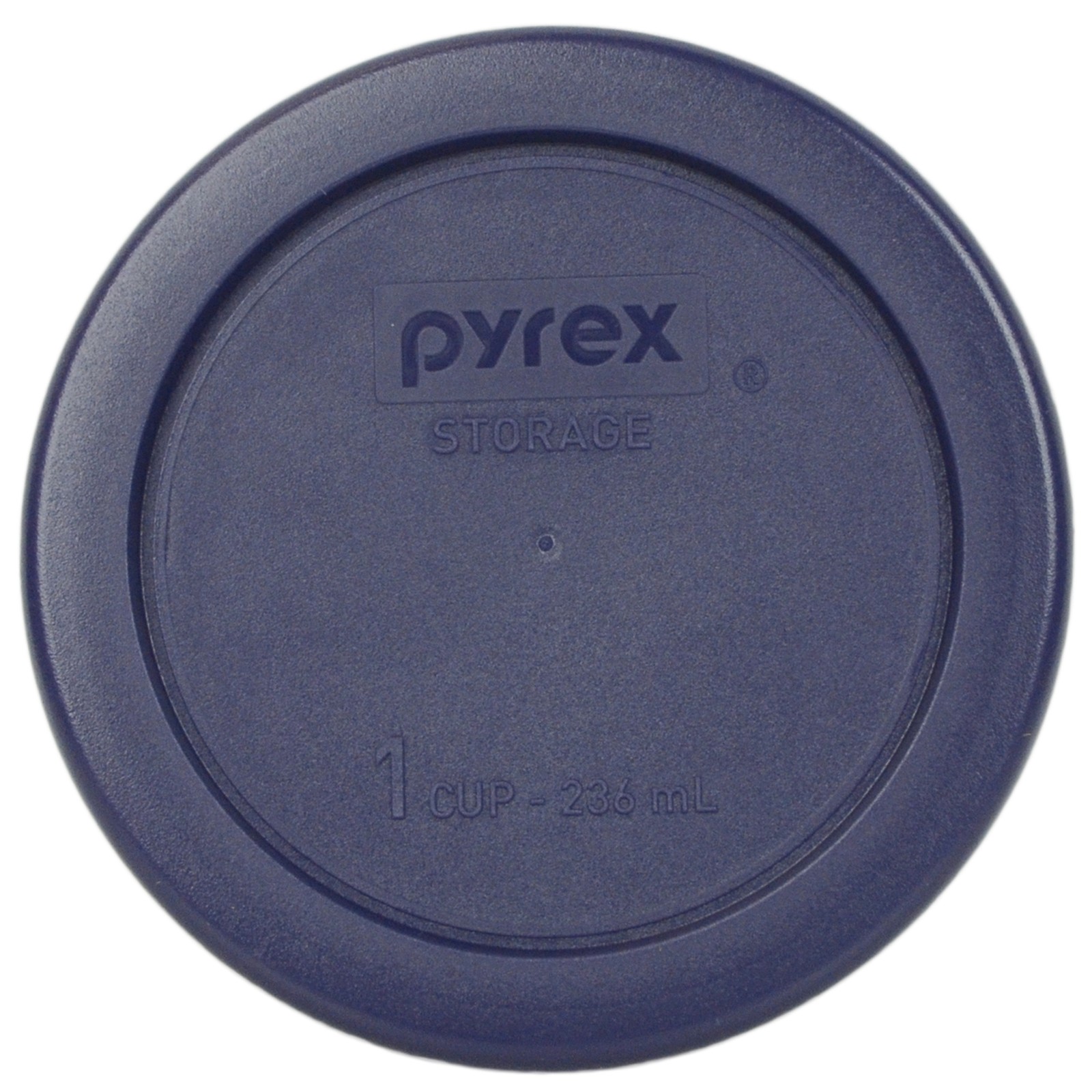 Pyrex 7 Lid 1-cup, 2-cup, 4-cup, and 6/7-cup Dark Blue Bundle