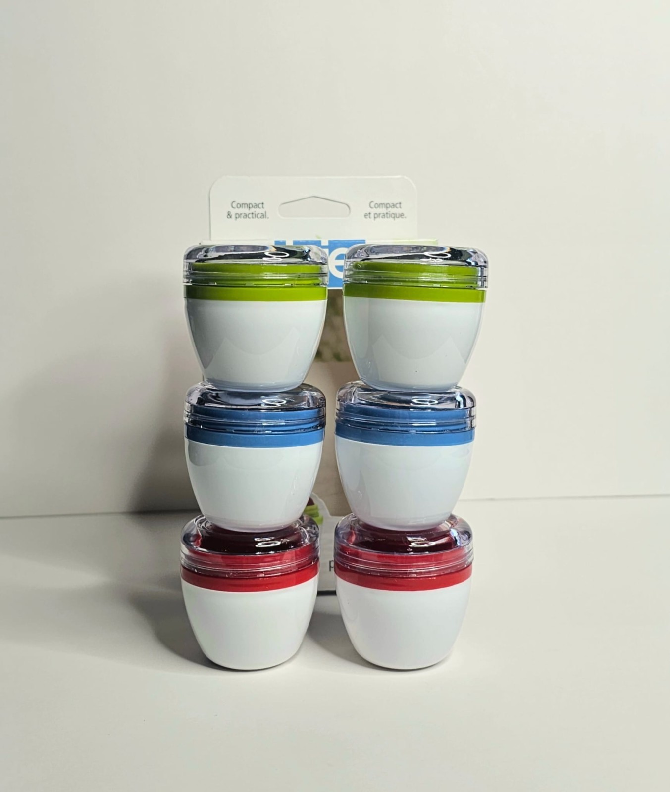 Joie Condiments On The Go Containers Multicolor BPA Free 6-Piece Set Travel