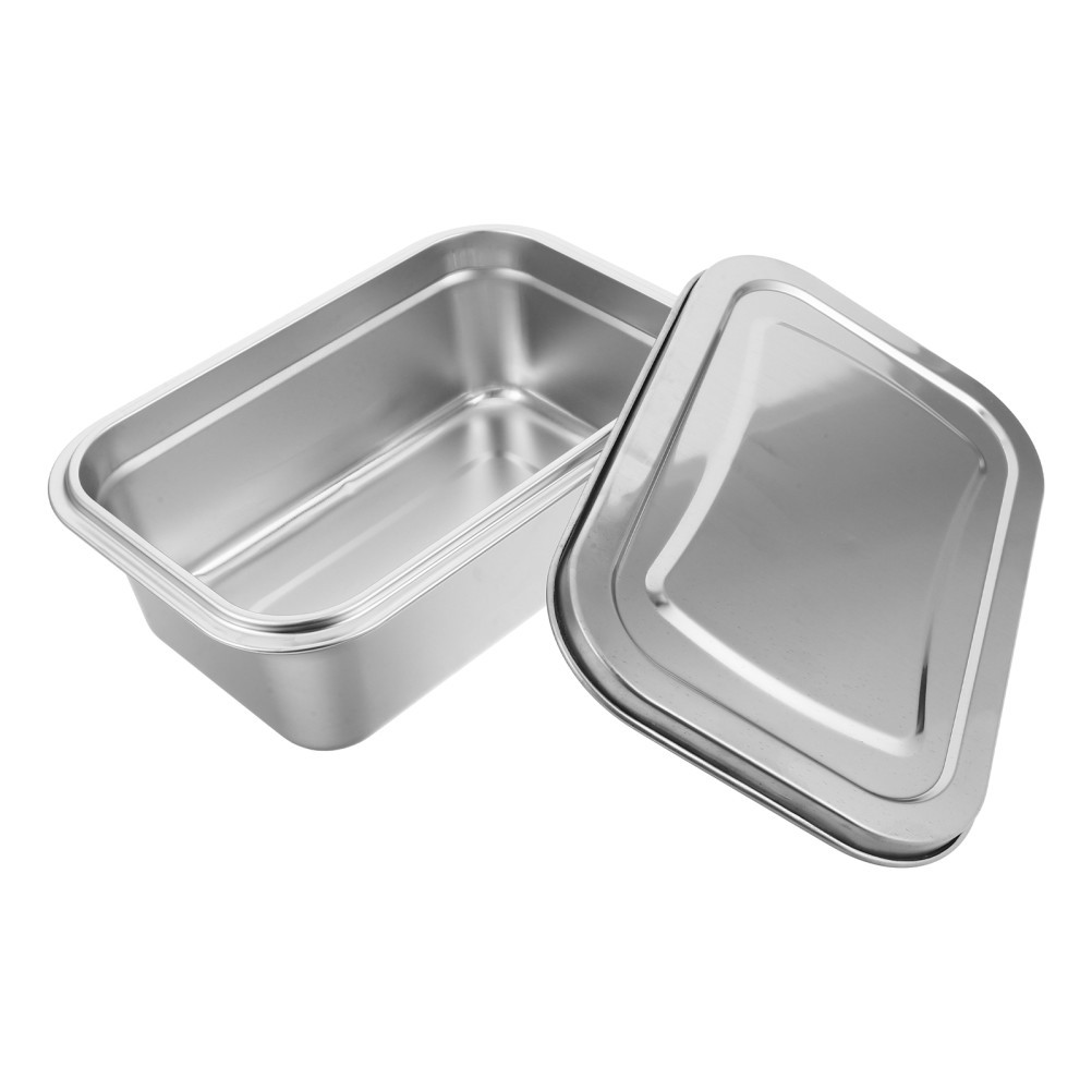 Refrigerator Ice Cream Storage Containers – 1.8L Stainless Steel Freezer Box –