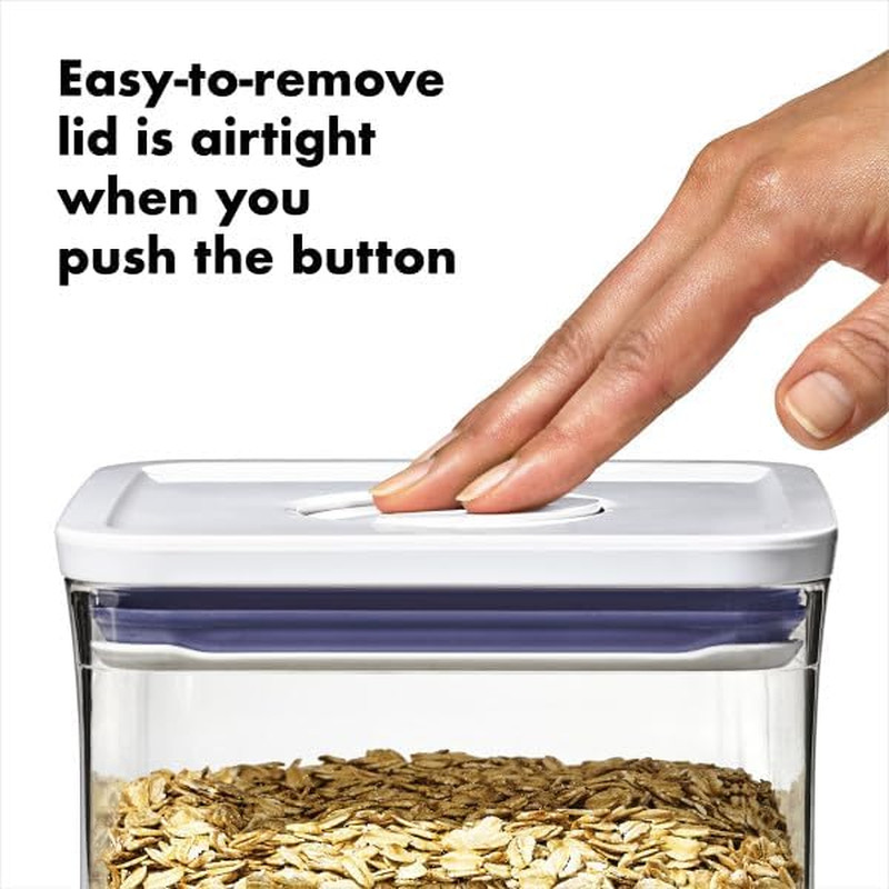 OXO Good Grips POP Container – Airtight Food Storage – Big Square Short 2.8 Qt I