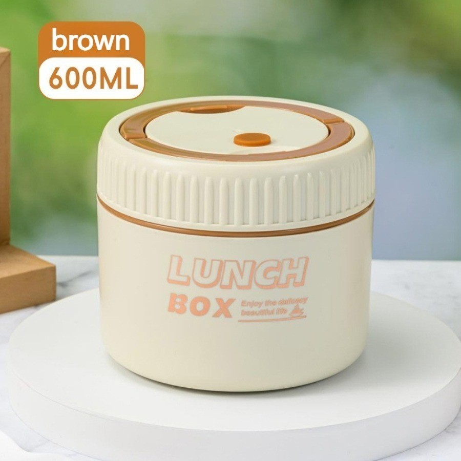 600ml stainless steel long-lasting insulation leak proof portable lunch box