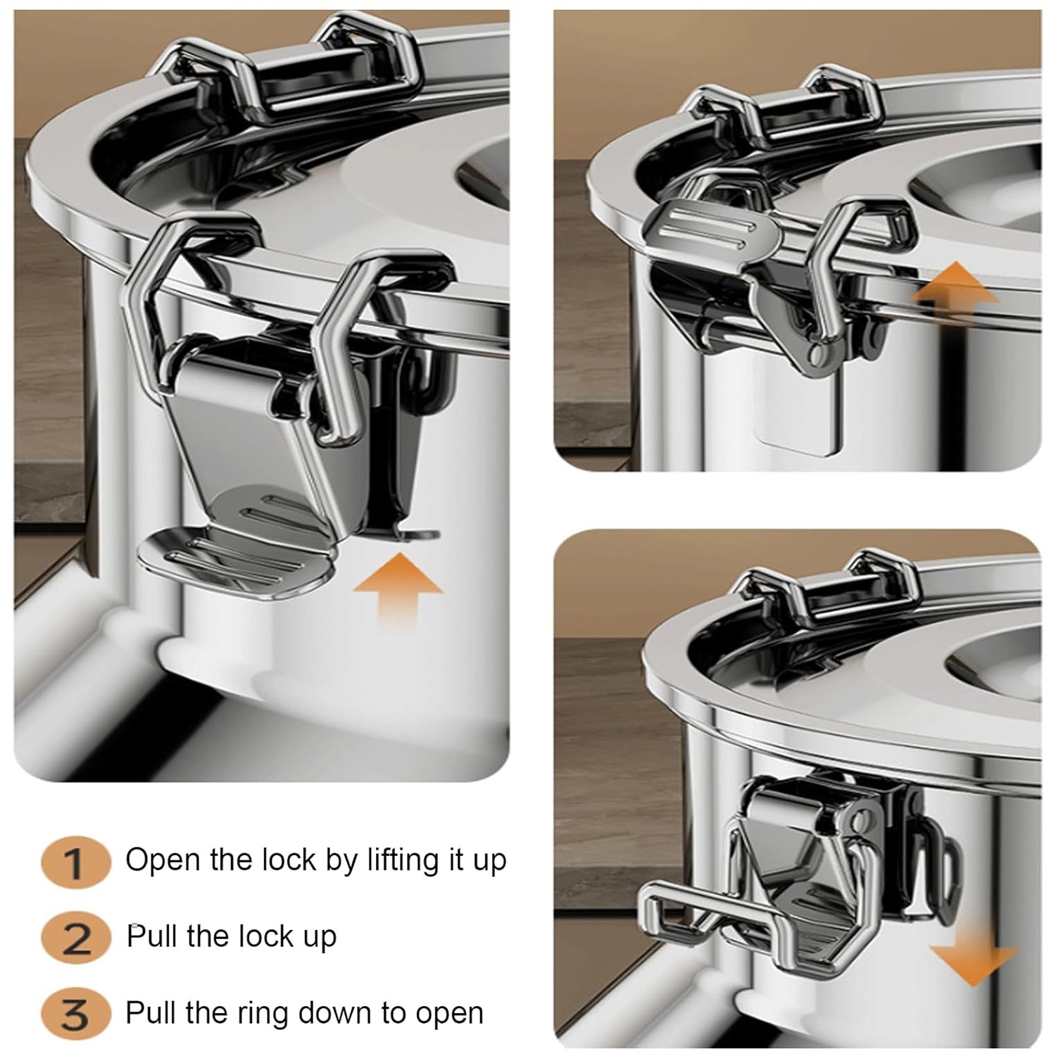 Stainless Steel Sealed Barrels – Moisture-Proof Airtight Containers for8728