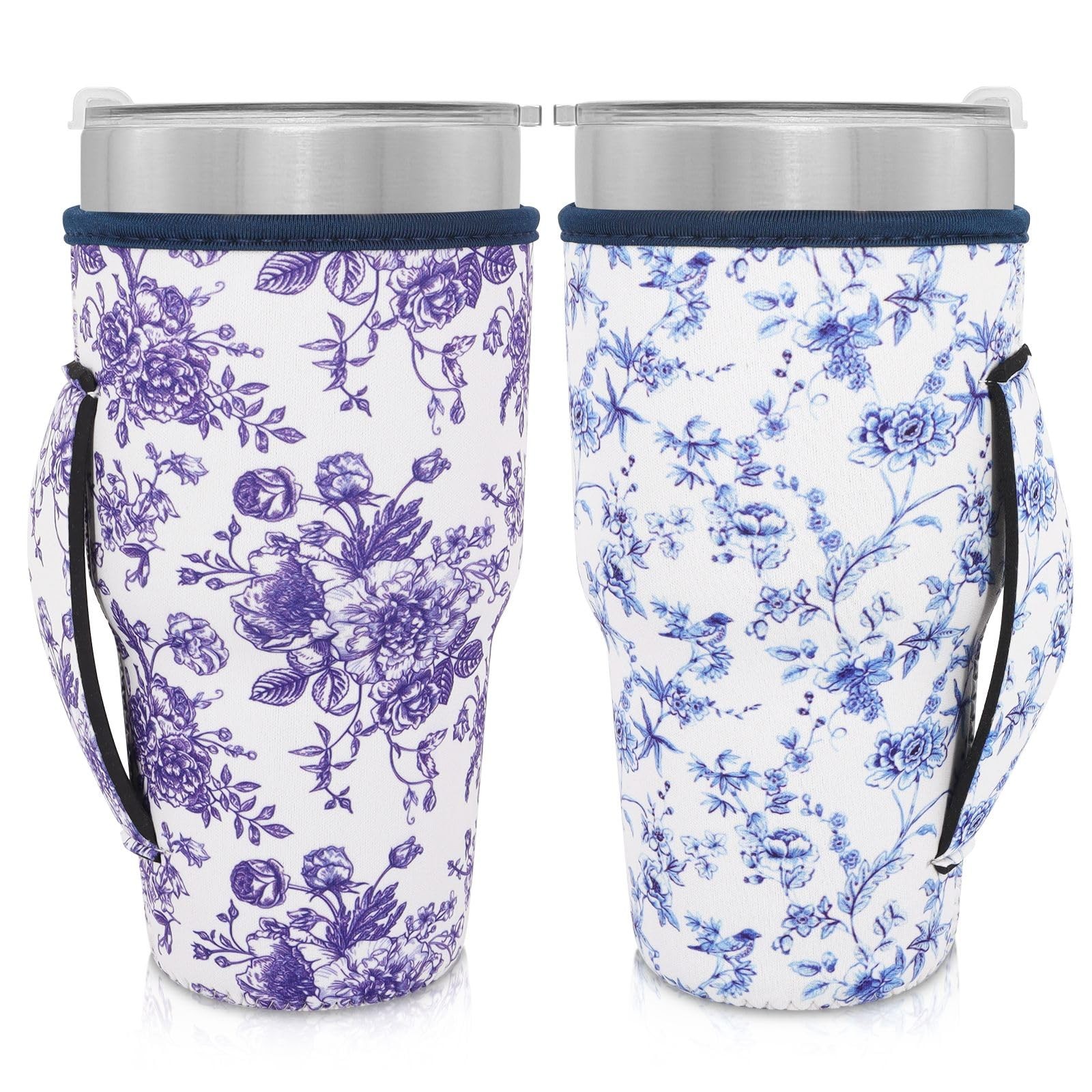 Ajltpa Neoprene Insulated Sleeves Cup Holder Handle For 30Oz – 32Oz Tumbler