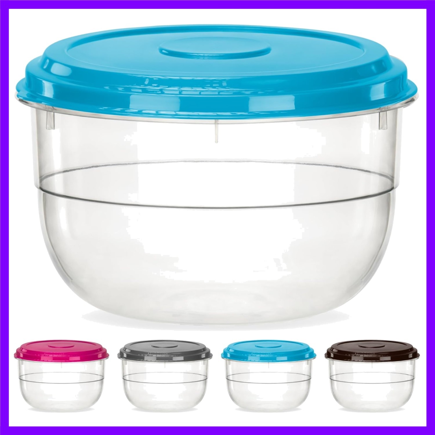 X-Large Food Storage Container, 5.75 Quarts, BPA Free Plastic, 185 oz Heavy D…