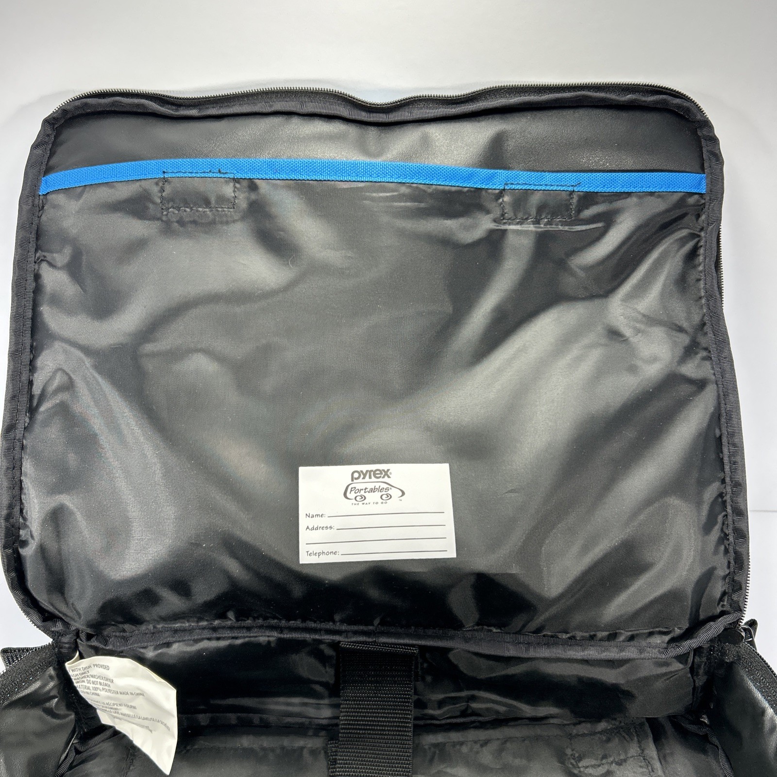 Pyrex Portables The Way To Go Bag Blue Bag With Heating Pack For Casseroles