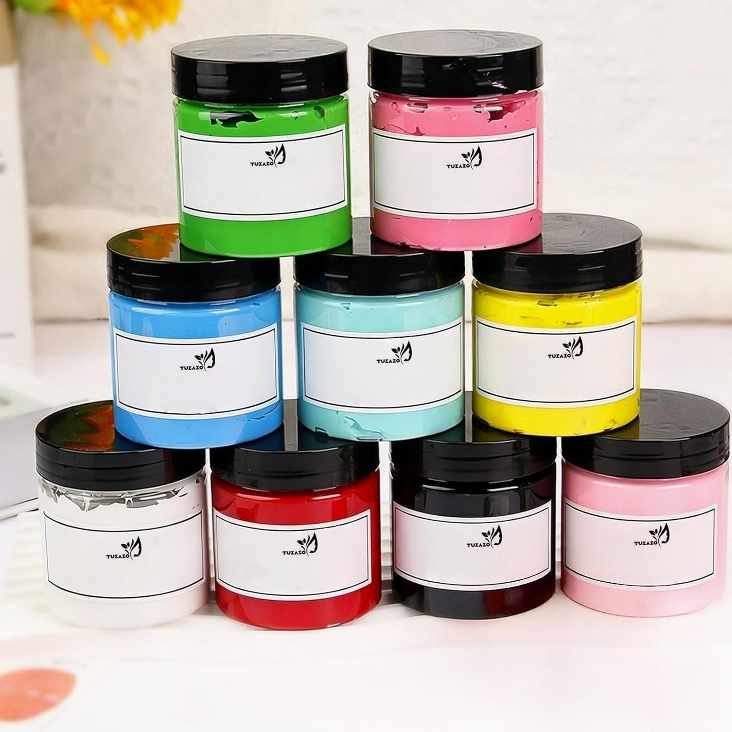48 Pack 4 Oz Plastic Container Jars with Lids BPA Free, Empty Round Clear Cos…