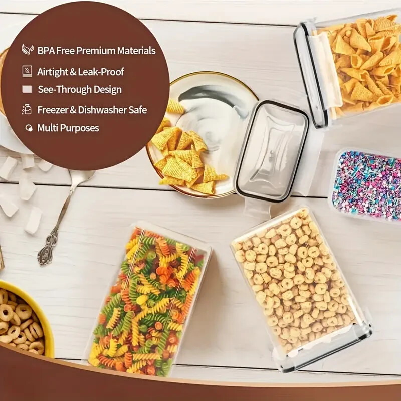 56 Piece Kitchen Food Container Set – Durable, Airtight, Leak-Proof BPA Free Set