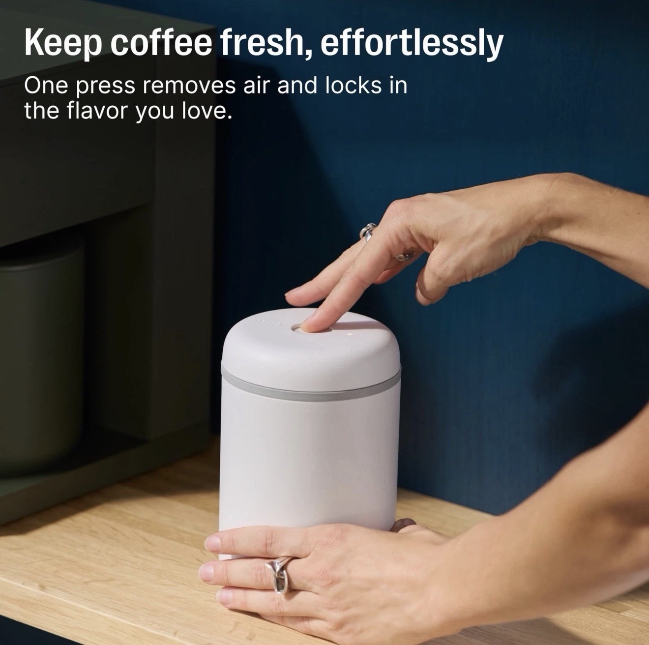 Fellow Atmos Electric Vacuum Canister & Storage Container – Airtight Coffee &…