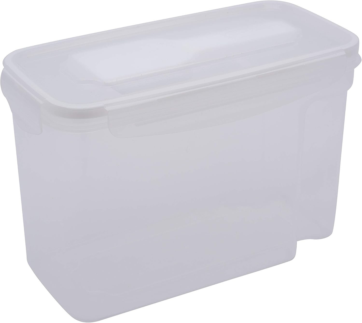 Space-Efficient 5.3L Clear Cereal Container with Scooper – Keeps Food Fresh