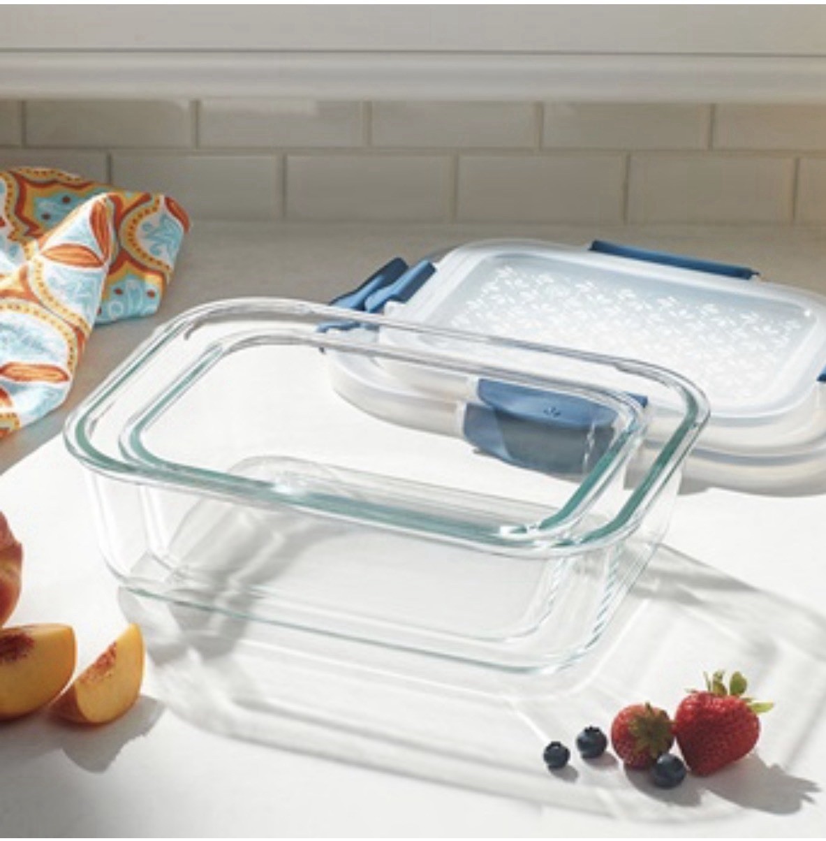 Princess House LOCK-FRESH 4-Pc. Rectangular Storage Set 3551