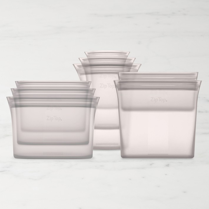 Zip Top 8-Piece Silicone Storage Set-Williams Sonoma|40882