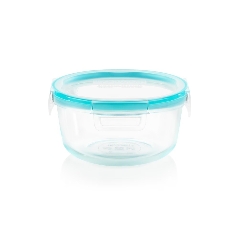 Snapware All-Purpose Glass Food Storage Containers with Lids, 4 Cup Capacity