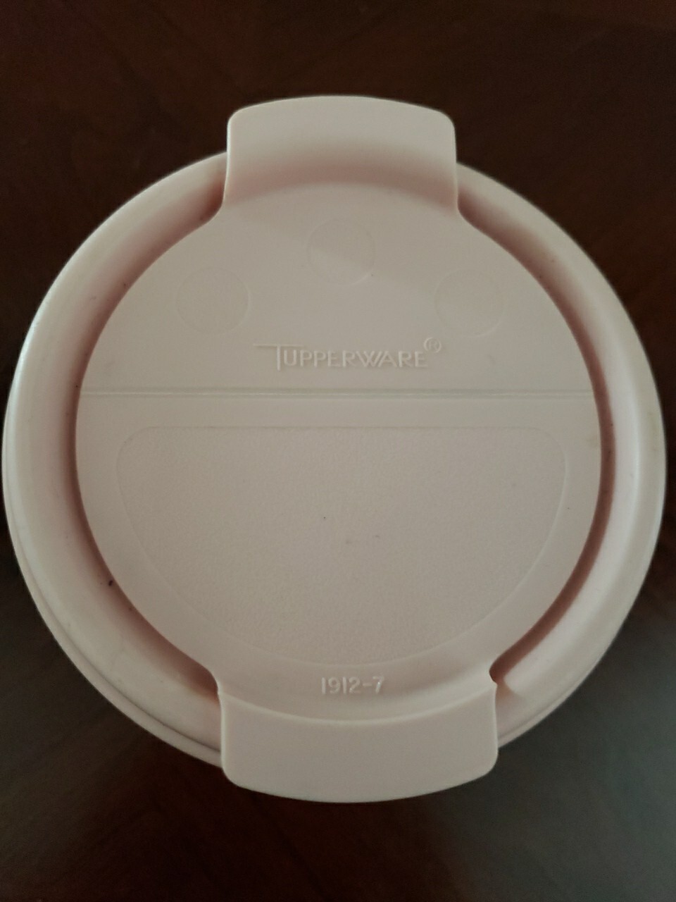 Tupperware Modular Mate Container w /Pink Lid 7 Fl Oz Vintage