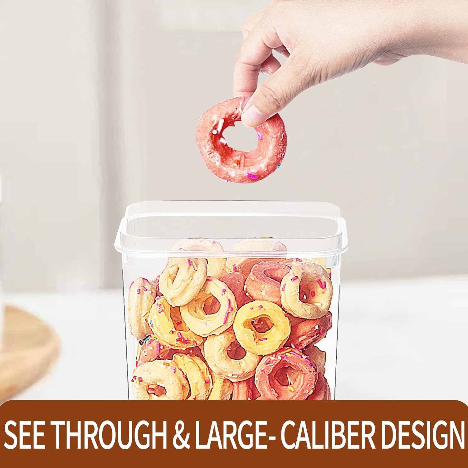 Airtight Food Storage Containers Set, 12 Pcs BPA Free Plastic Dry Food Canisters