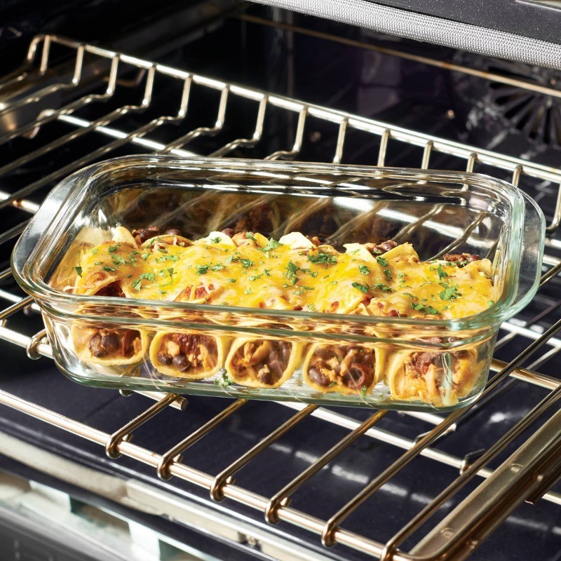 Rubbermaid 8 Cup/1.9 Liter Large Brilliance Glass: Microwave, Freezer &Oven Safe