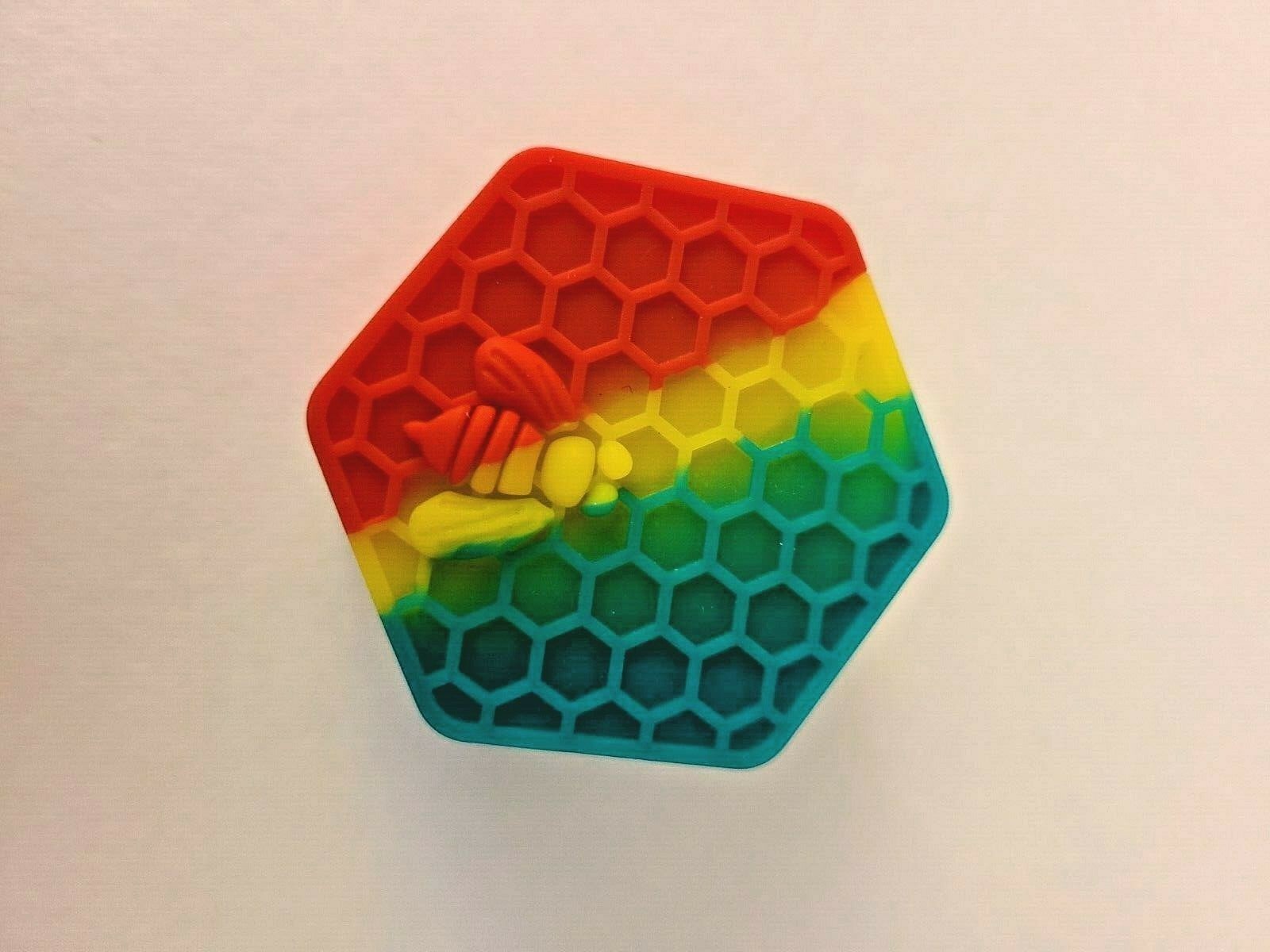 Rasta Hexagon Silicone Food Grade Spice Container 26ml