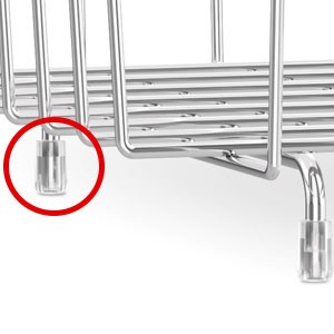 Dish Drainer Rack in Sink Adjustable, Expandable 304 Stainless Steel Metal Dish