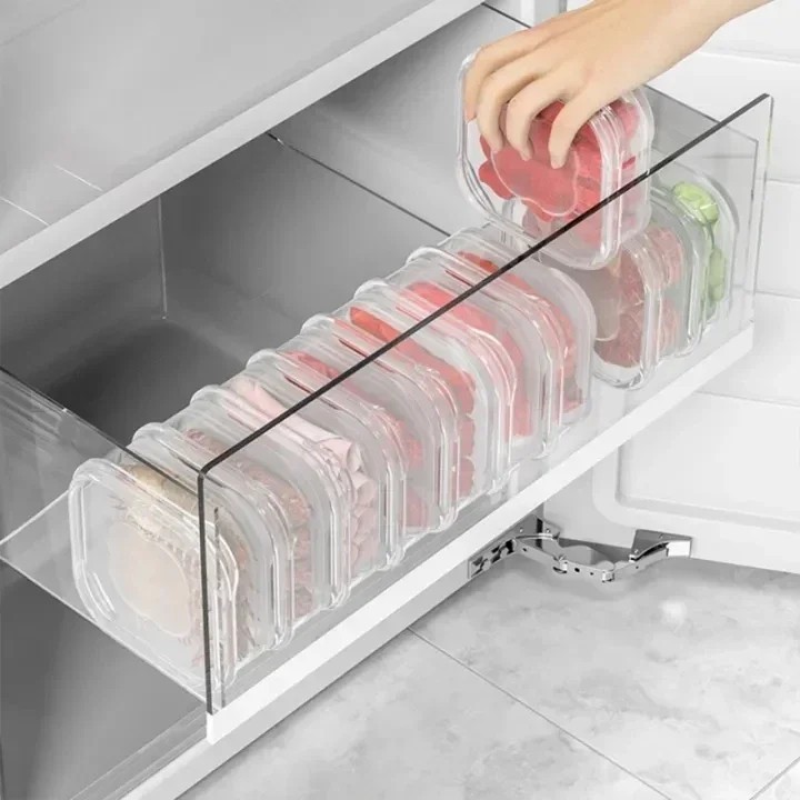 350ml -10PCS Food Storage Containers Airtight Fridge Freezer Boxes Kitchen Set