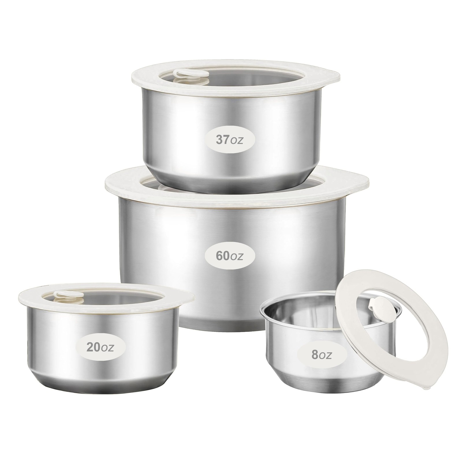 Urban Green Stainless Steel Food Containers with Glass Lid, Airtight Leakproo…