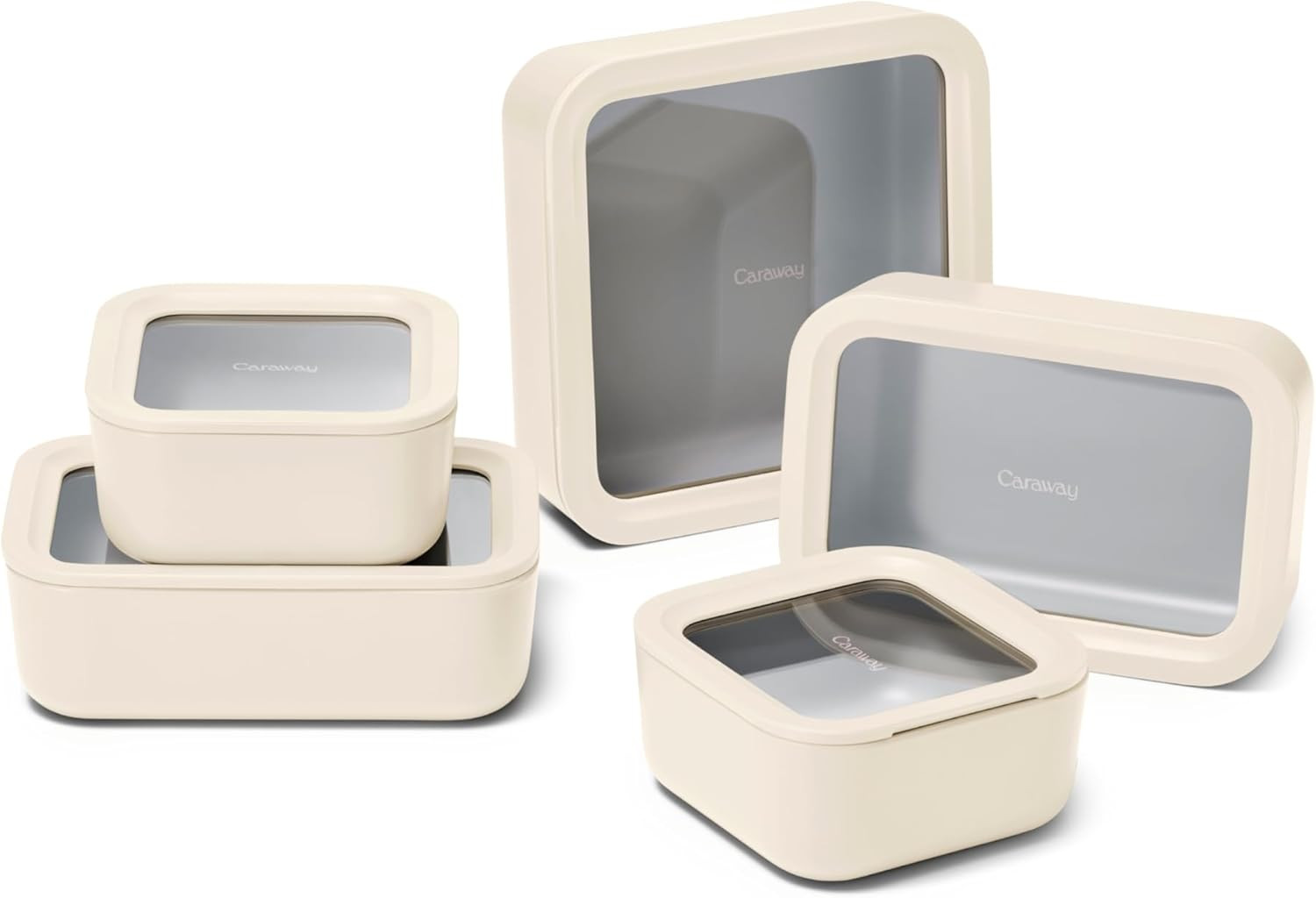 Caraway 13Pc Glass Food Storage Container Set – Easy to Store, Non Toxic Lunch B