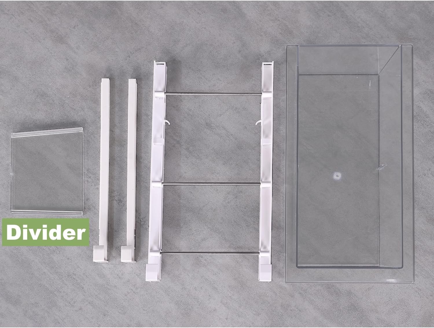 2 Pack Extra-Large Deli Drawer Organizer for Refrigerator Pull Out – Fridge