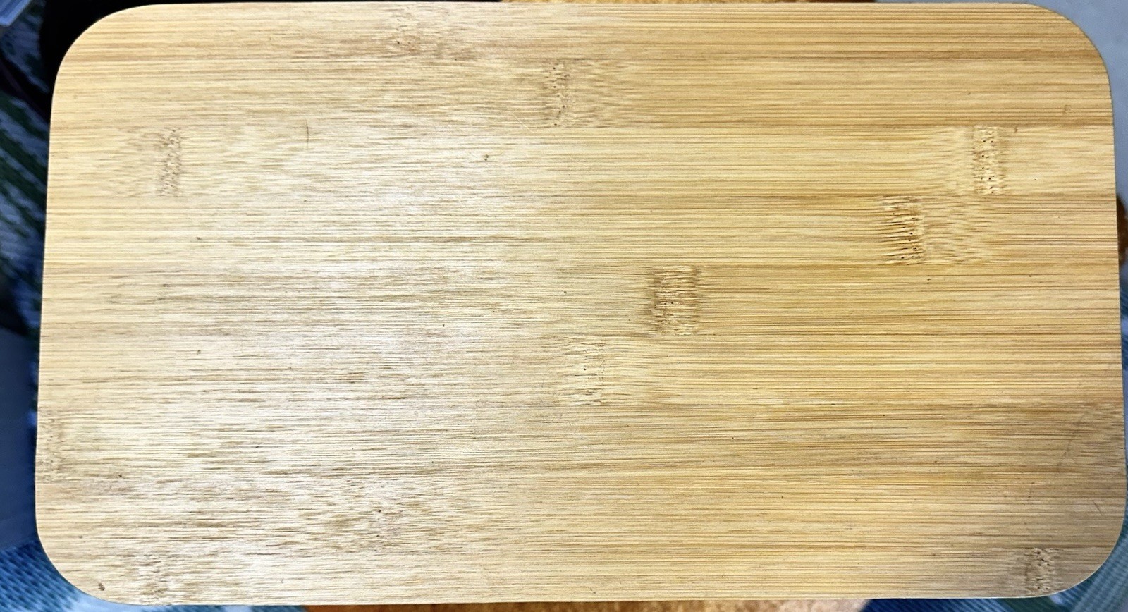 Cooler Kitchen Vertical Bread Box Bamboo Cutting Board Lid Cream Metal
