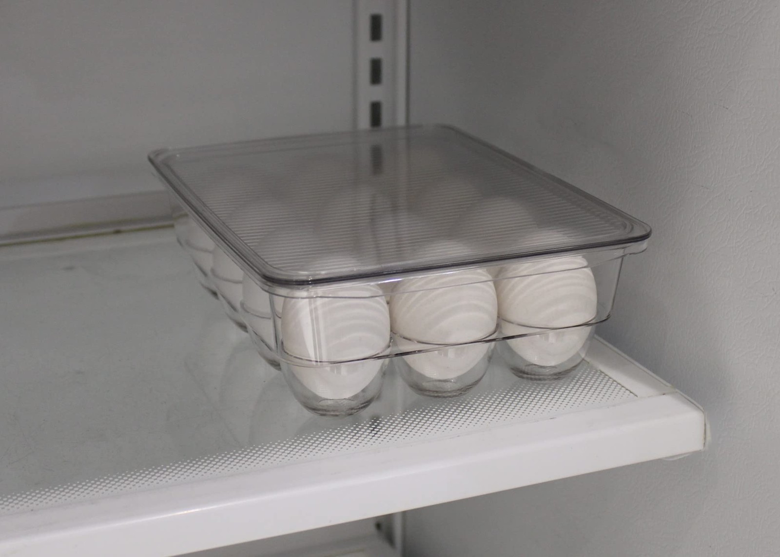 Dependable Industries inc. Essentials Stackable Plastic Egg Holder for Refrig…