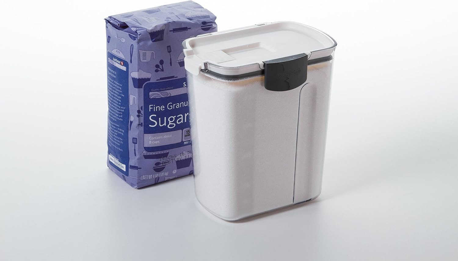 ProKeeper Sugar Storage Container 2.5Qt Airtight Food Storage Keeper BPA Free