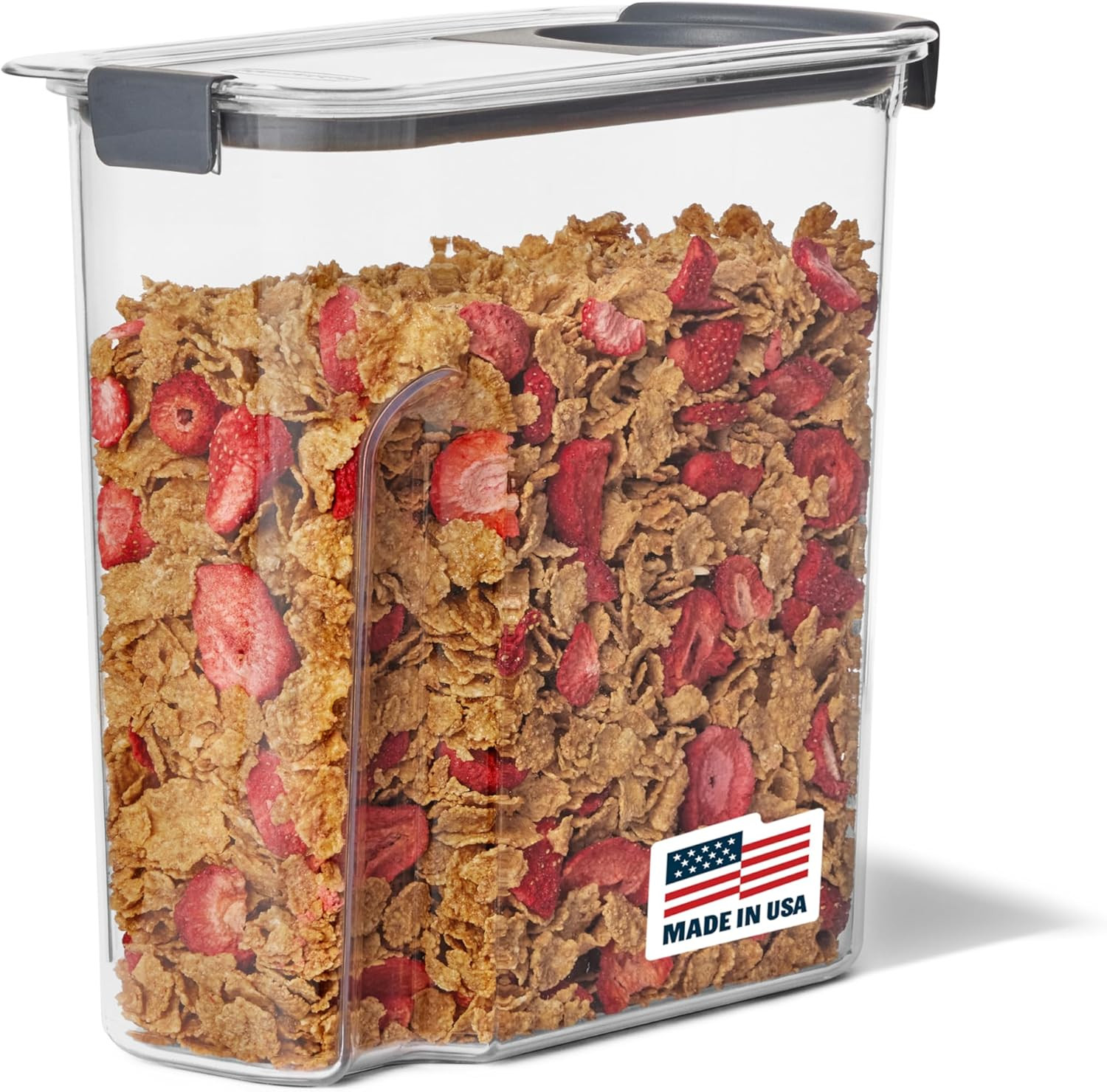 Rubbermaid Brilliance Airtight Cereal Food Storage Container, Shatterproof, Bpa-
