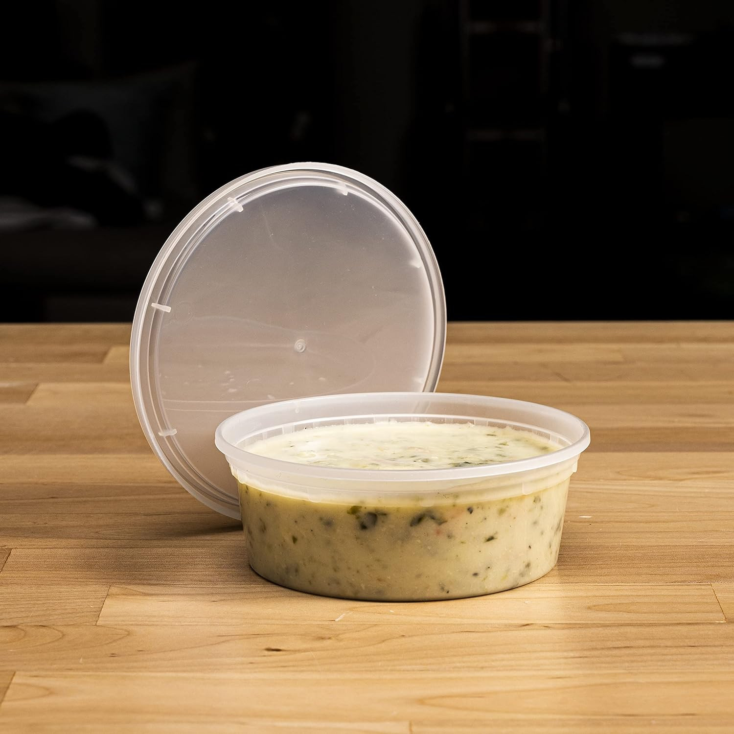 TIYA 240 Pack 24Oz Food Containers with Lids – Airtight & Reusable Storage