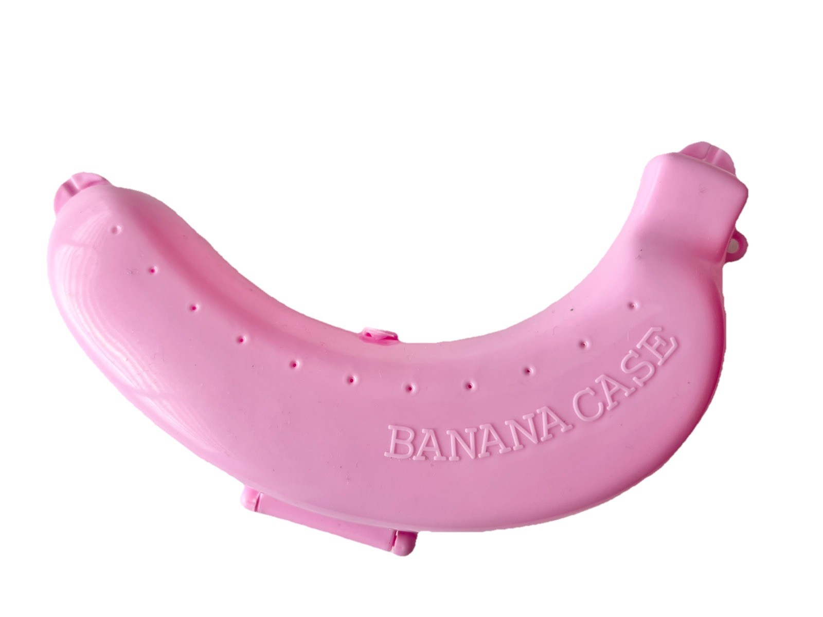 Banana Case Snack Container Food Storage Pink Home Kitchen Accessory