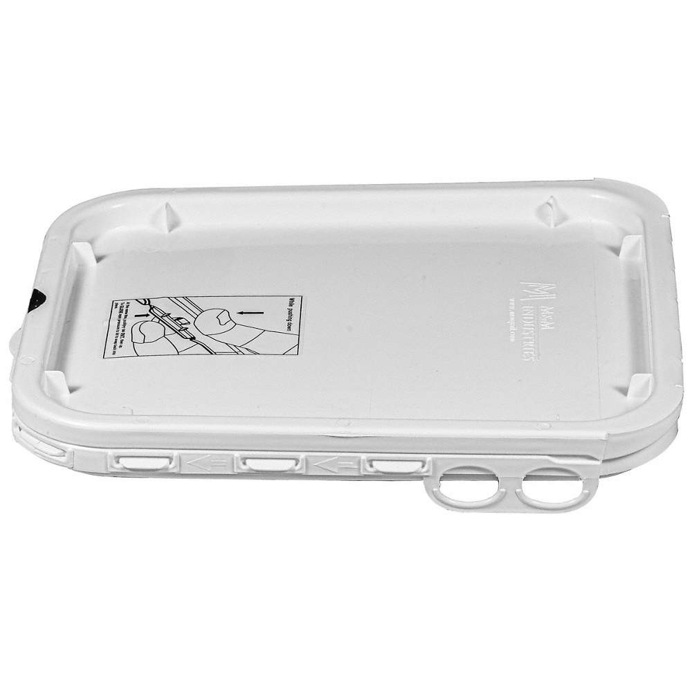BASCO MML8002-SK Lid,White,Plastic,9-5/8″x7-7/8″ 795N66