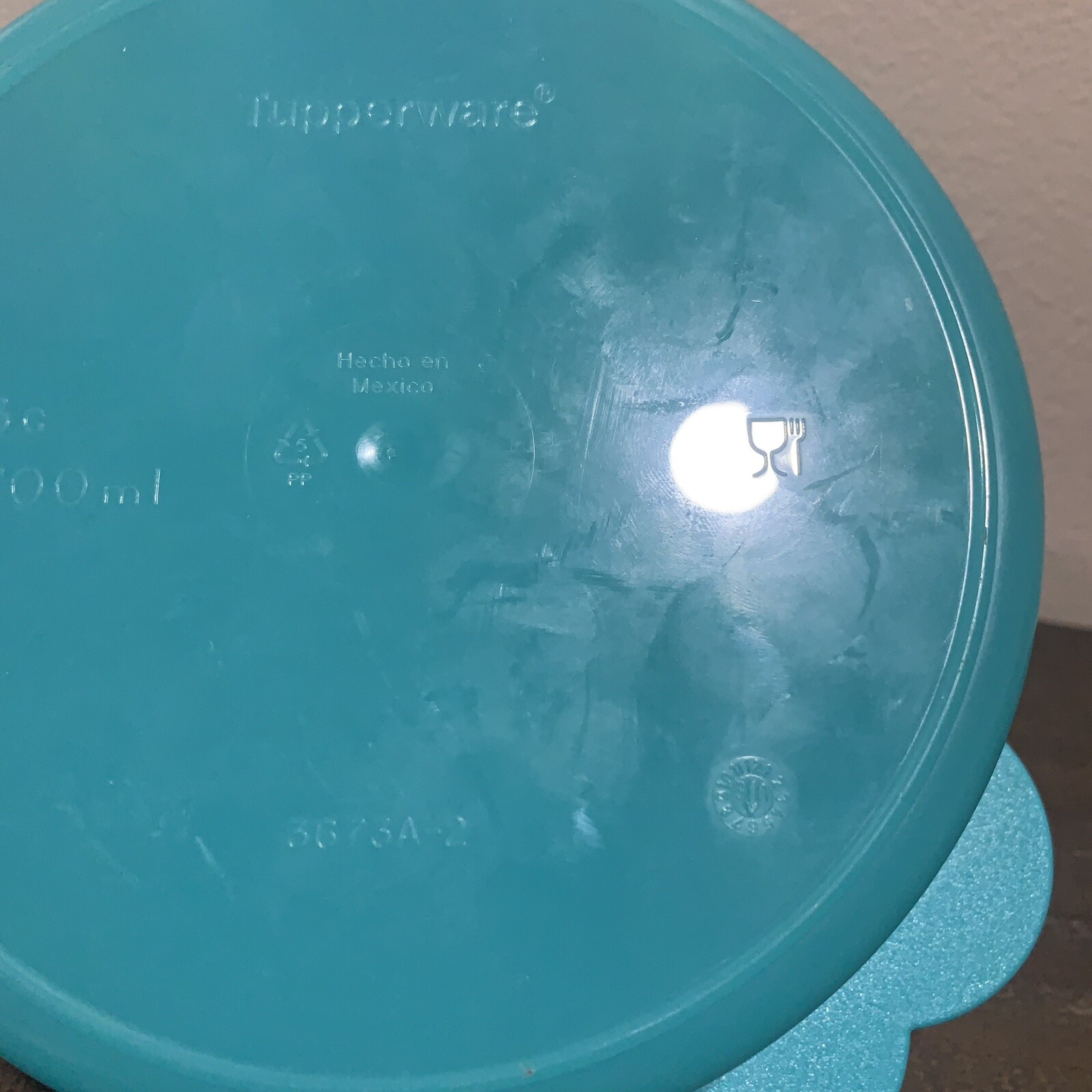 LOT OF 2 – Tupperware 700ml – 3 Cup Blue Food Storage Containers 3673A-2