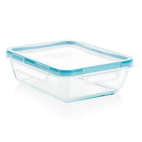 Snapware Total Solutions 6 Cup Glass Food Storage Container with Plastic Lid