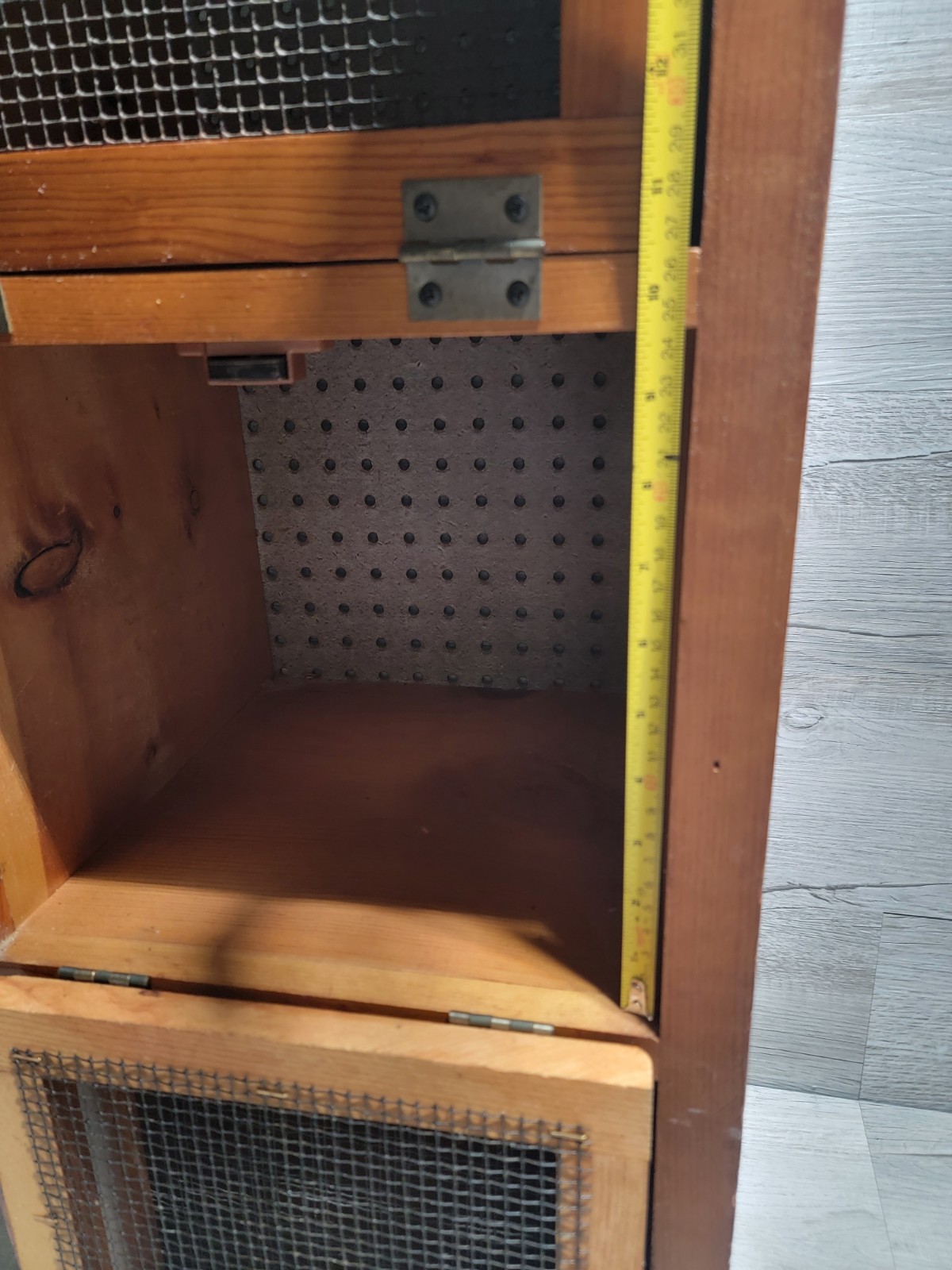 Vintage Rustic Farmhouse Wooden Potato Vegetable Storage Bin Jelly Cabinet
